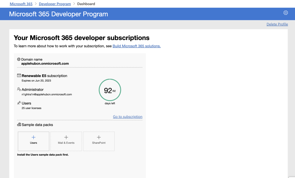 Office 365 E5 账号申请及永久白嫖教程 4091f9ebb3221455