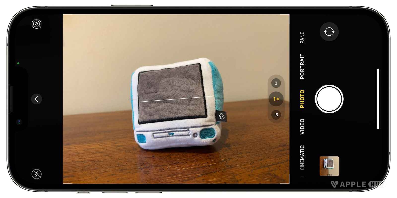 在iOS 17中苹果增强相机的调平功能 引入“水平线”辅助线 c214667b51224441