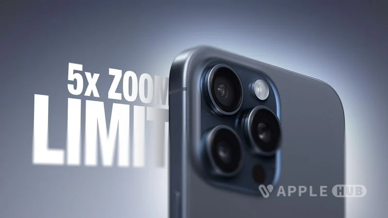 iPhone 15 Pro Max为何只支持5倍光学变焦 高管这样说-Applehub心动未来官网