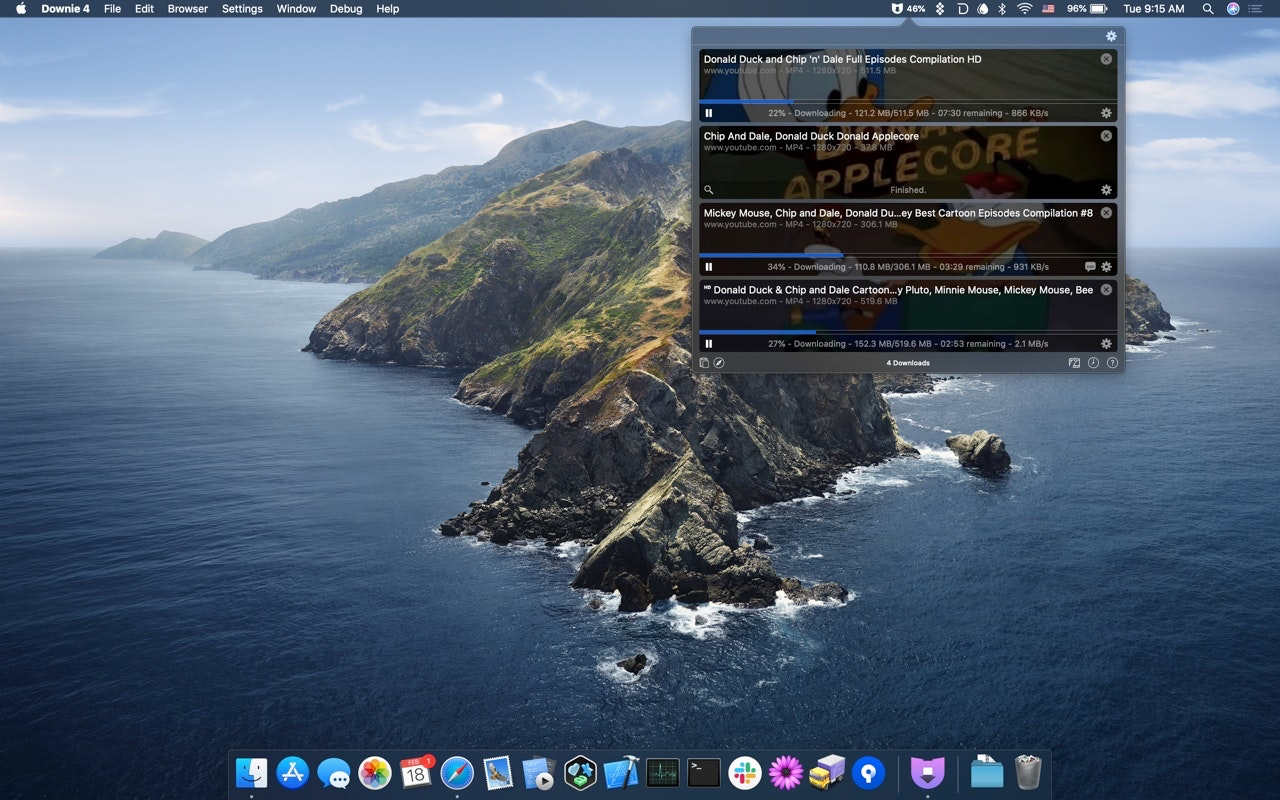 Downie for Mac英文破解版4.7.19，强大的4K视频下载器-心动未来iOS证书