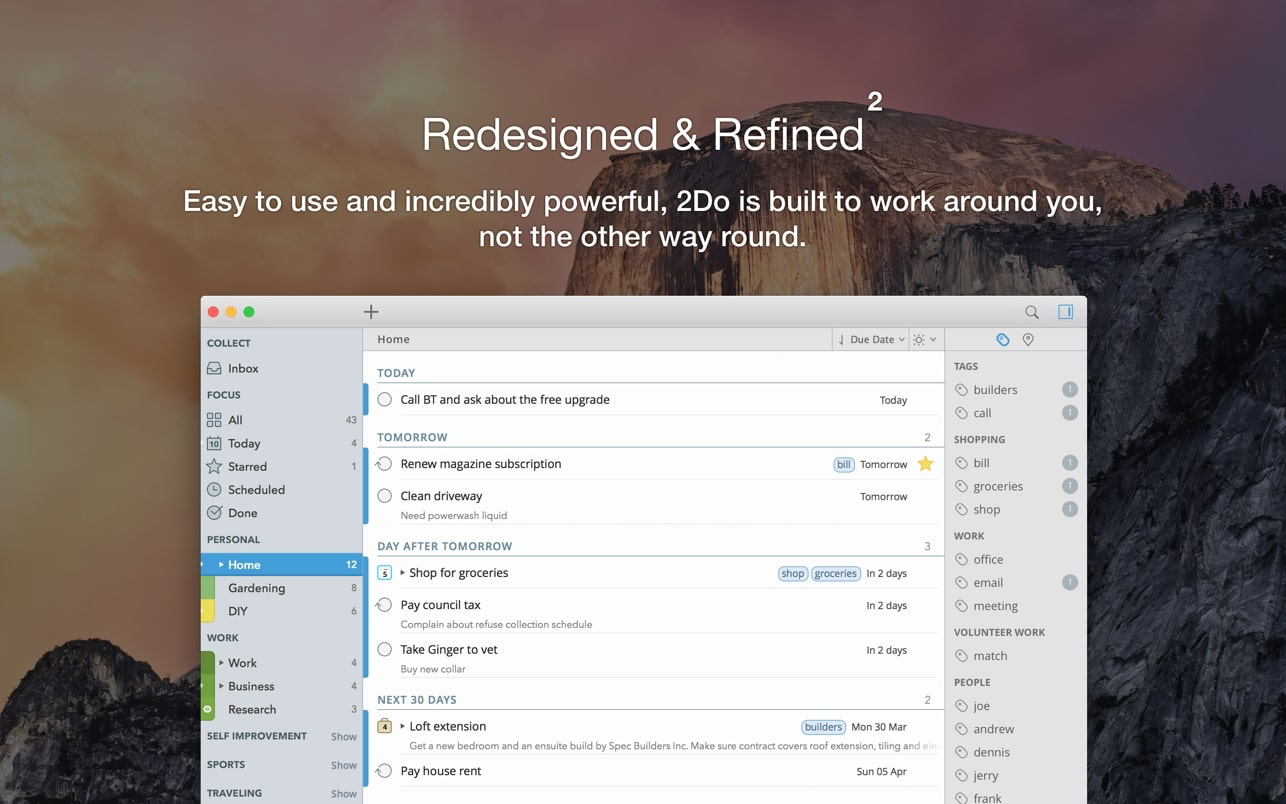 2do 2.8.6 Mac中文破解版,任务管理和日程安排软件-心动未来iOS证书