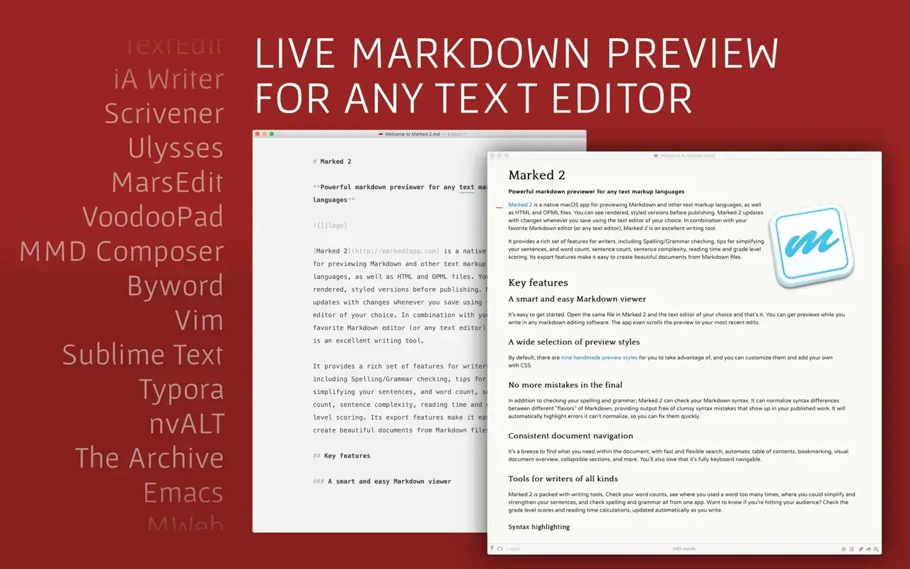 arked 2.6.36 for Mac Markdown和MultiMarkdown预览工具-心动未来iOS证书
