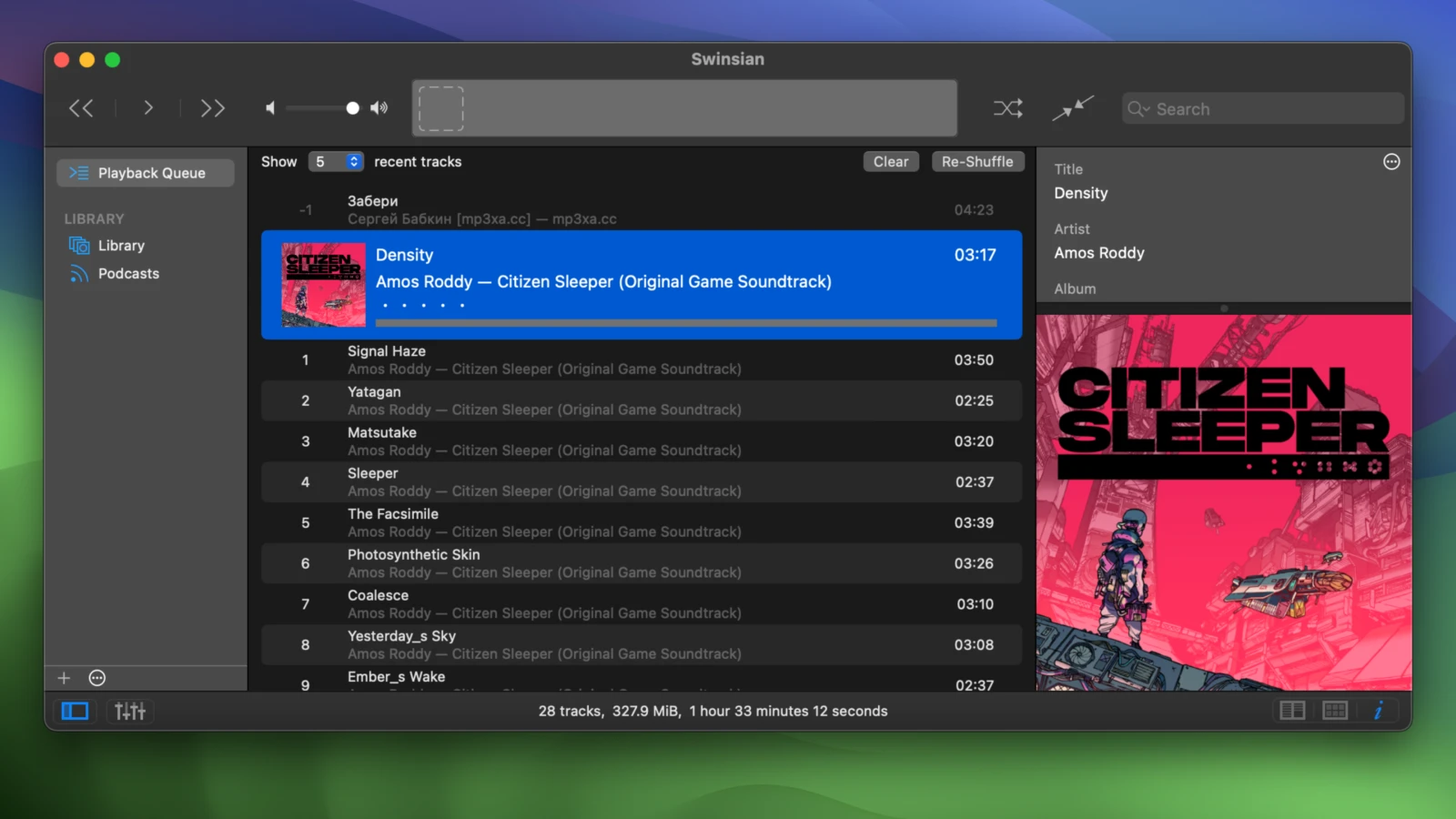 Swinsian 3.0 Preview 16 for Mac免费的专业音乐播放器-心动未来iOS证书