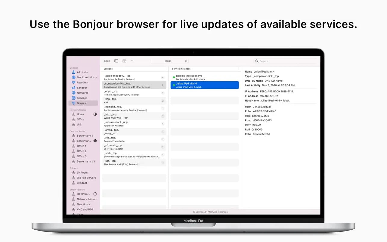 Network Radar 3.1.0 for Mac强大网络扫描和管理工具-心动未来iOS证书