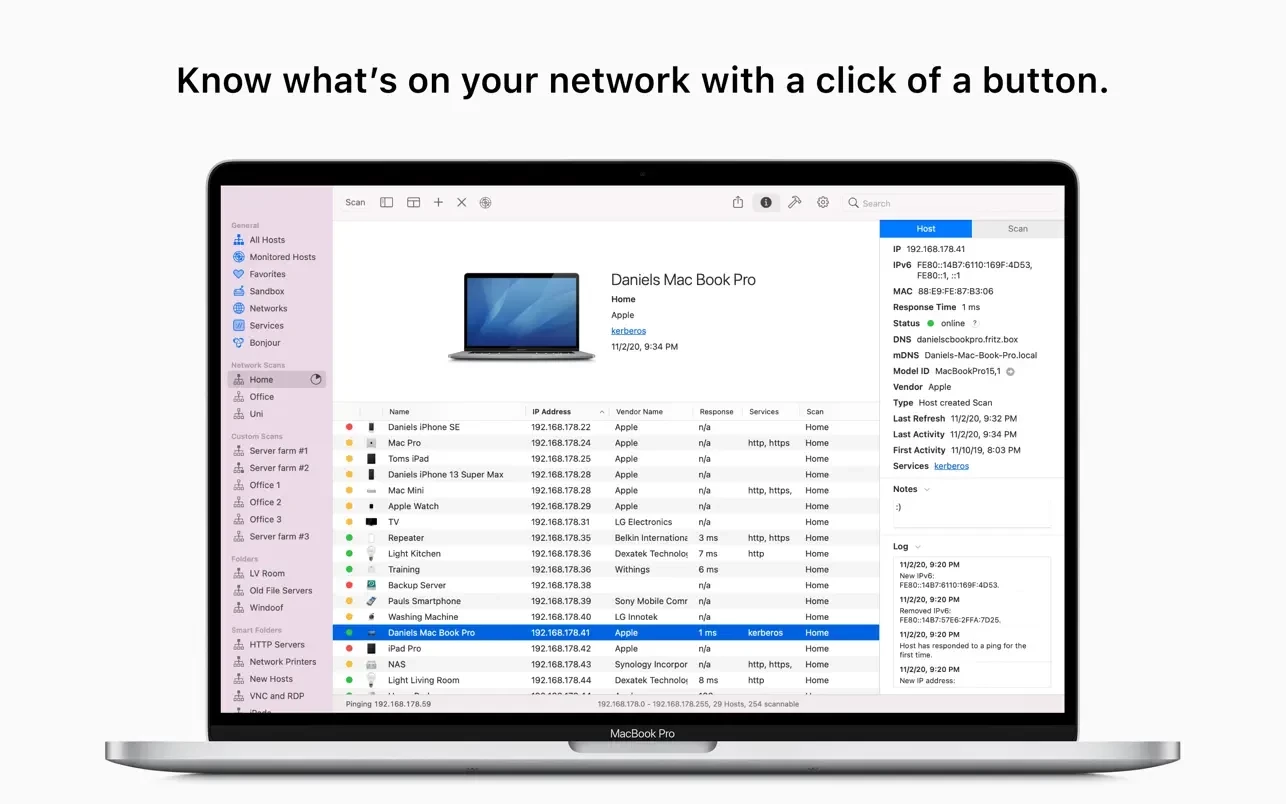 Network Radar 3.1.0 for Mac强大网络扫描和管理工具-心动未来iOS证书
