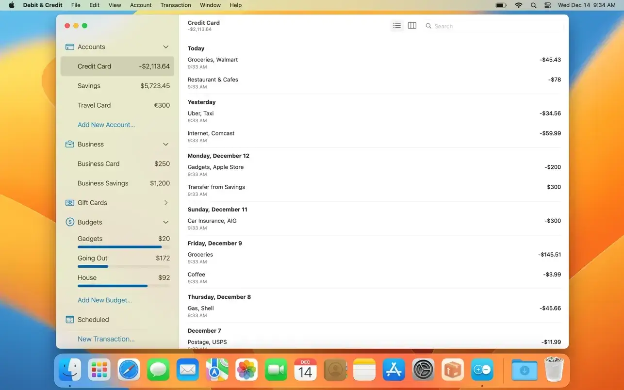 Debit & Credit Premium 7.0.0 个人理财软件，旨在帮助用户轻松管理其财务状况-心动未来iOS证书